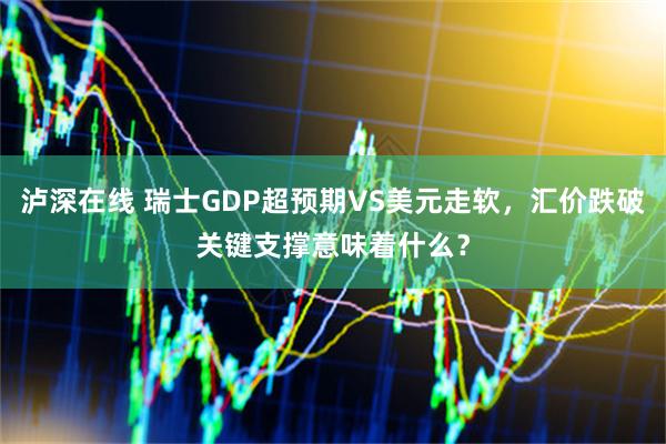 泸深在线 瑞士GDP超预期VS美元走软，汇价跌破关键支撑意味着什么？