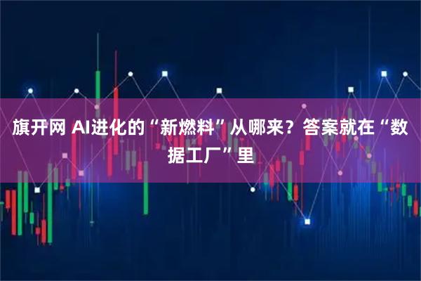 旗开网 AI进化的“新燃料”从哪来？答案就在“数据工厂”里